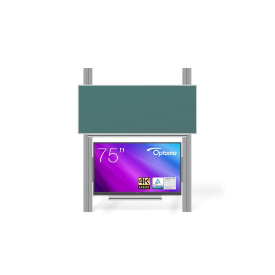 OPTOMA EKOTAB Pylon 290 s přední tabulí ŠKOL K 240x100 pro LCD 75" Optoma 3751RK