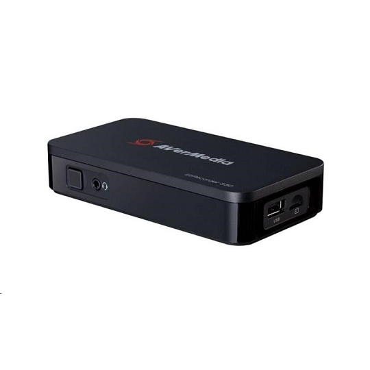 AVERMEDIA záznamové zařízení EzRecorder 330, externí, dálkový ovladač, časovač, černá AVERMEDIA záznamové zařízení EzRecorder 330, externí, dálkový ovladač, časovač, černá