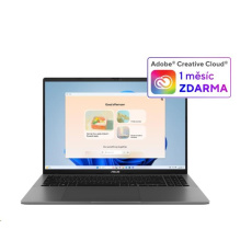 ASUS NTB Vivobook S16 (M3607KA-OLED058W), Ryzen AI 5 330, 16" 1920 x 1200, 32GB, 1TB SSD, Radeon, W11 Home, Gray