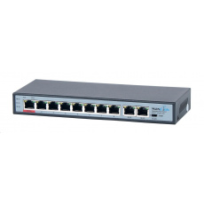 MaxLink PoE switch PSBT-10-8P-250 (náhrada za PSAT-10-8P-250), 10x LAN/8x PoE 250m, 802.3af/at/bt