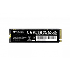 VERBATIM SSD Vi5000 Internal PCIe NVMe M.2 SSD 512GB , W2500/ R 5000 MB/s