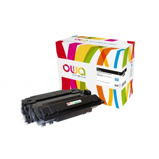 OWA Armor toner pro HP Laserjet P3015 JUMBO, 24000 stran, CE255X, černá/black