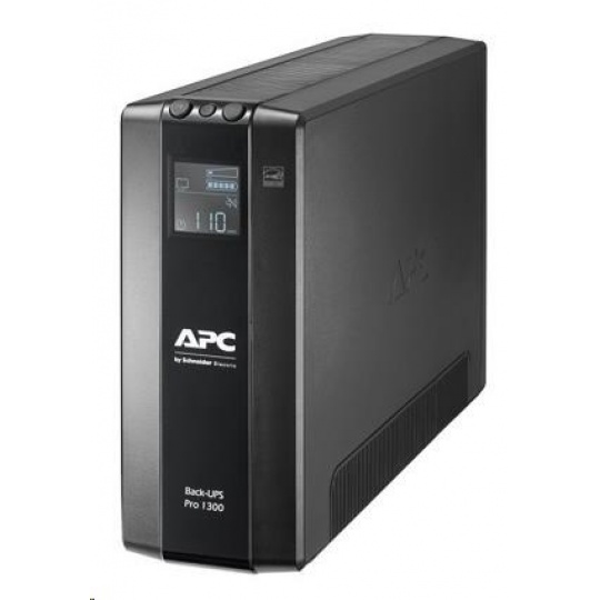 APC Back UPS Pro BR 1300VA, 8 Outlets, AVR, LCD Interface (780W)