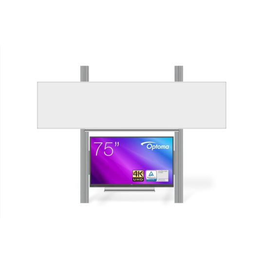 OPTOMA EKOTAB Pylon 290 s přední tabulí MAN K 400x100 pro LCD 75" Optoma 3751RK