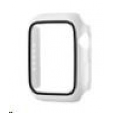COTEetCI polykarbonátové pouzdro s ochranou displeje pro Apple Watch 45 mm bílá COTEetCI polykarbonátové pouzdro s ochranou displeje pro Apple Watch 45 mm bílá