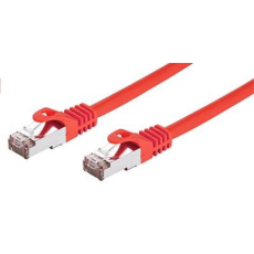 C-TECH kabel patchcord Cat6, FTP, červený, 1m