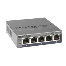 Netgear GS105E ProSafe Plus Switch, 5-port gigabit, PC configurable Netgear GS105E ProSafe Plus Switch, 5-port gigabit, PC configurable