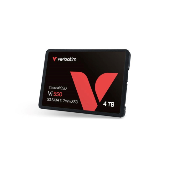 VERBATIM SSD Vi550 S3 4TB SATA III, 2.5” W 550/ R 500 MB/s VERBATIM SSD Vi550 S3 4TB SATA III, 2.5” W 550/ R 500 MB/s