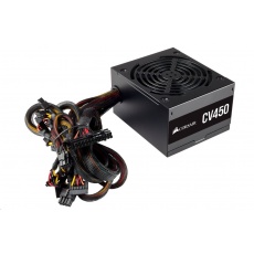 CORSAIR zdroj, CV450 80+ Bronze, 120mm ventilátor (ATX, 450W) CORSAIR zdroj, CV450 80+ Bronze, 120mm ventilátor (ATX, 450W)