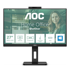 AOC MT IPS LCD WLED 27" Q27P3CW - IPS panel, 2560x1440, 350cd, 2xHDMI, DP, USB-C, 4x USB 3.2, repro, pivot, webcam
