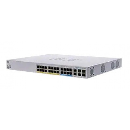 Cisco switch CBS350-24NGP-4X-EU (16xGbE,8x5GbE,2x10GbE/SFP+ combo,2xSFP+,48xPoE+,8xPoE++,375W)