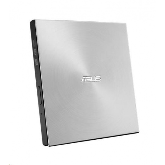 ASUS DVD Writer SDRW-08U7M-U SILVER RETAIL, External Slim DVD-RW, silver, USB