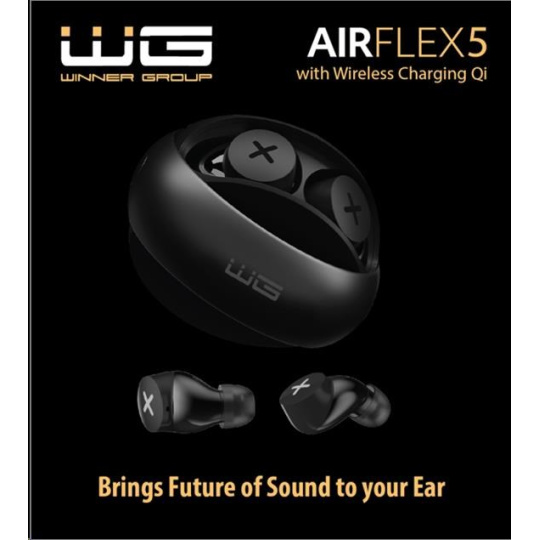 WG - Bluetooth sluchátka WG AirFlex 5 / Black