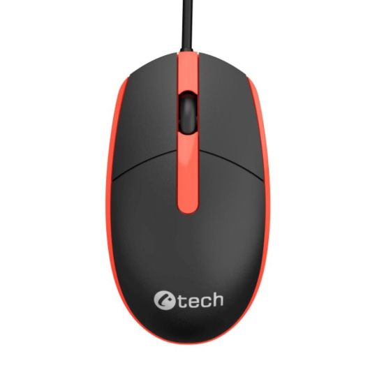 C-TECH Myš WM-10, černo/červená, USB C-TECH Myš WM-10, černo/červená, USB