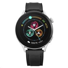 Garett Smartwatch Men Elegance RT černá kůže Garett Smartwatch Men Elegance RT černá kůže
