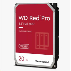 WD RED Pro NAS WD201KFGX 20TB, SATA III 3.5", 512MB 7200RPM, 268MB/s, CMR WD RED Pro NAS WD201KFGX 20TB, SATA III 3.5", 512MB 7200RPM, 268MB/s, CMR