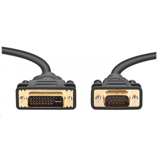 PremiumCord DVI-VGA kabel 1m