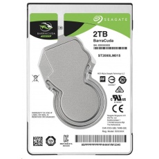 SEAGATE HDD 2TB BARRACUDA, 2.5", SATAIII, 5400 RPM, Cache 128MB, 7mm