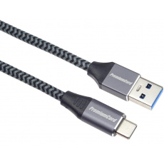 PREMIUMCORD Kabel USB-C na USB 3.0 A (USB 3.1 generation 1, 3A, 5Gbit/s) 0,5m oplet PREMIUMCORD Kabel USB-C na USB 3.0 A (USB 3.1 generation 1, 3A, 5Gbit/s) 0,5m oplet