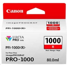 Canon CARTRIDGE PFI-1000R červená pro ImagePROGRAF PRO-1000 (935 str.) Canon CARTRIDGE PFI-1000R červená pro ImagePROGRAF PRO-1000 (935 str.)