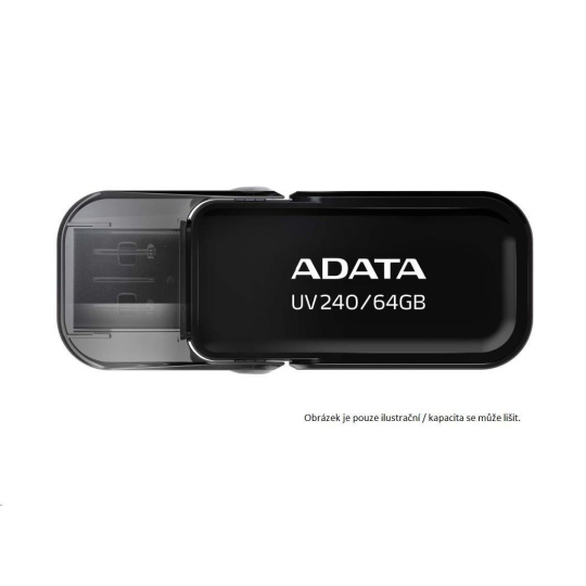 ADATA Flash Disk 32GB USB 2.0 Dash Drive UV240, Black