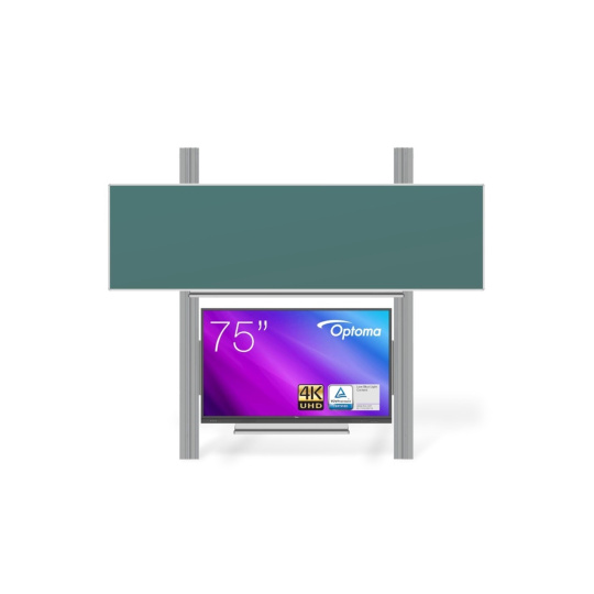 OPTOMA EKOTAB Pylon 290 s přední tabulí ŠKOL K 350x100 pro LCD 75" Optoma 3751RK