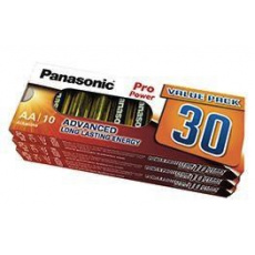 PANASONIC Alkalické baterie Pro Power LR6PPG/30BB MTO AA 1,5V (Blistr 30ks) PANASONIC Alkalické baterie Pro Power LR6PPG/30BB MTO AA 1,5V (Blistr 30ks)