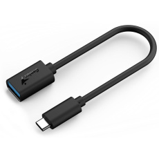 GENIUS ACC-C2AC redukce USB-C na USB-A, černá