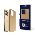 3mk ochranný kryt Hardy Silicone MagCase pro Apple iPhone 13 Pro, zlatá