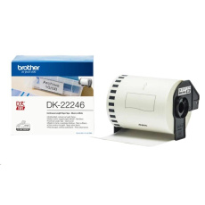 BROTHER DK-22246 Originální páska Brother - černá na bílé, šířka 103 mm BROTHER DK-22246 Originální páska Brother - černá na bílé, šířka 103 mm