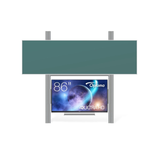 OPTOMA EKOTAB Pylon 320 s přední tabulí ŠKOL K 400x120 pro LCD 86" Optoma 5862RK