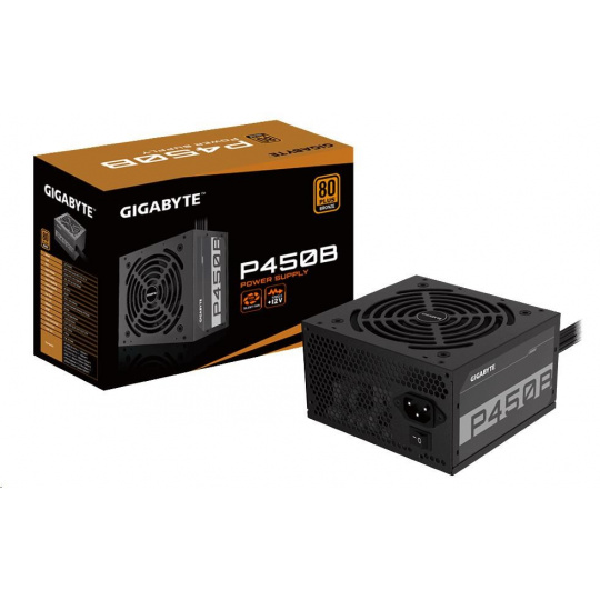 GIGABYTE zdroj P450B, 450W, 80plus bronze, 12 cm fan