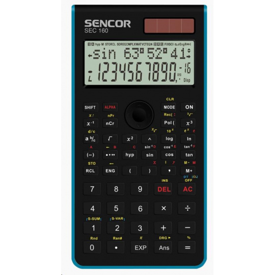 Sencor kalkulačka  SEC 160 BU - EOL