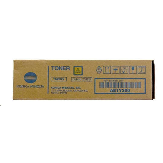 Minolta Toner TNP-92Y, žlutý do bizhub C3120i (4k)