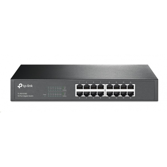 TP-Link switch TL-SG1016D (16xGbE, fanless)