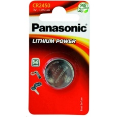 PANASONIC Lithiová baterie (knoflíková) CR-2450EL/1B  3V (Blistr 1ks)