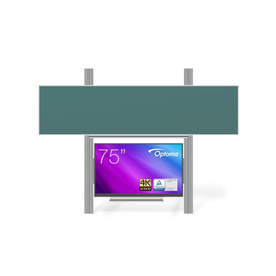 OPTOMA EKOTAB Pylon 290 s přední tabulí ŠKOL K 400x100 pro LCD 75" Optoma 3751RK