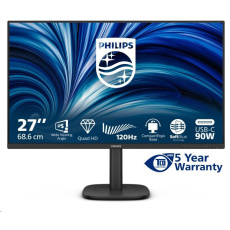 Philips MT 27" 27B2U3601 - 2560x1440,IPS,120Hz,HDMI,DP,USBhub,USB-C,RJ45,Repro,Pivot Philips MT 27" 27B2U3601 - 2560x1440,IPS,120Hz,HDMI,DP,USBhub,USB-C,RJ45,Repro,Pivot