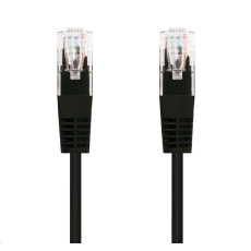 C-TECH kabel patchcord Cat5e, UTP, černá, 2m