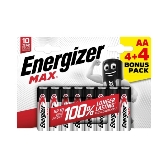 Energizer LR6/8 Max AA 4+4 zdarma