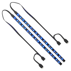 SilentiumPC LED pásek Aurora Stripes RGB / 18x LED / 30cm / RGB / 2ks SilentiumPC LED pásek Aurora Stripes RGB / 18x LED / 30cm / RGB / 2ks