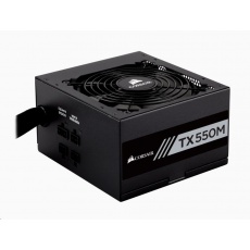 CORSAIR zdroj, TX550M-80 Plus® Gold Certified PSU (ATX, 550W, Semi-modular) CORSAIR zdroj, TX550M-80 Plus® Gold Certified PSU (ATX, 550W, Semi-modular)