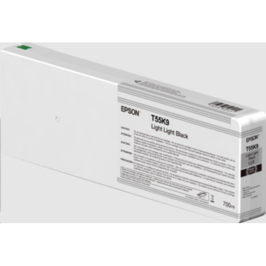 EPSON ink Singlepack Light Light Black T55K900 UltraChrome HDX/HD 700ml