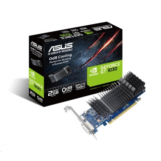 ASUS VGA NVIDIA GeForce GT 1030 BRK 2G, 2G GDDR5, 1xHDMI