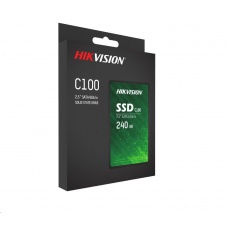 HIKVISION SSD C100, 2.5" SATA 6Gb/s, R550/W450, 240GB HIKVISION SSD C100, 2.5" SATA 6Gb/s, R550/W450, 240GB