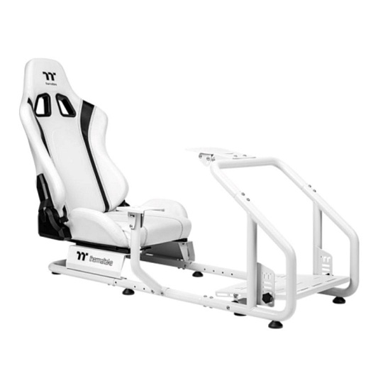 THERMALTAKE Závodní kokpit GR300 Racing Simulator Cockpit, Bílá