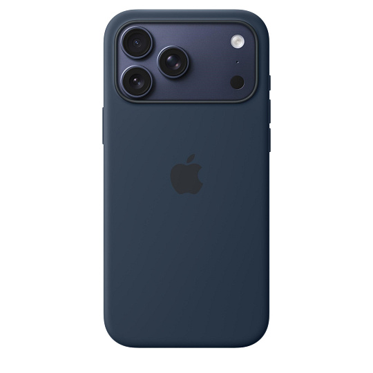 Apple iPhone 17 Pro Max Silicone Case with MagSafe – Midnight