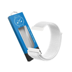 RhinoTech univerzální nylonový řemínek Quick Release 22mm bílý