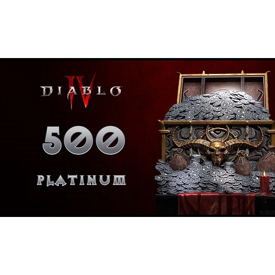 Diablo IV - 500 szt. Platyny (Xbox One/Series X) klíč MS Store Diablo IV - 500 szt. Platyny (Xbox One/Series X) klíč MS Store