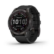 Garmin fenix® 7 Sapphire Solar, Grey DLC Titanium / Black Band, EU Garmin fenix® 7 Sapphire Solar, Grey DLC Titanium / Black Band, EU